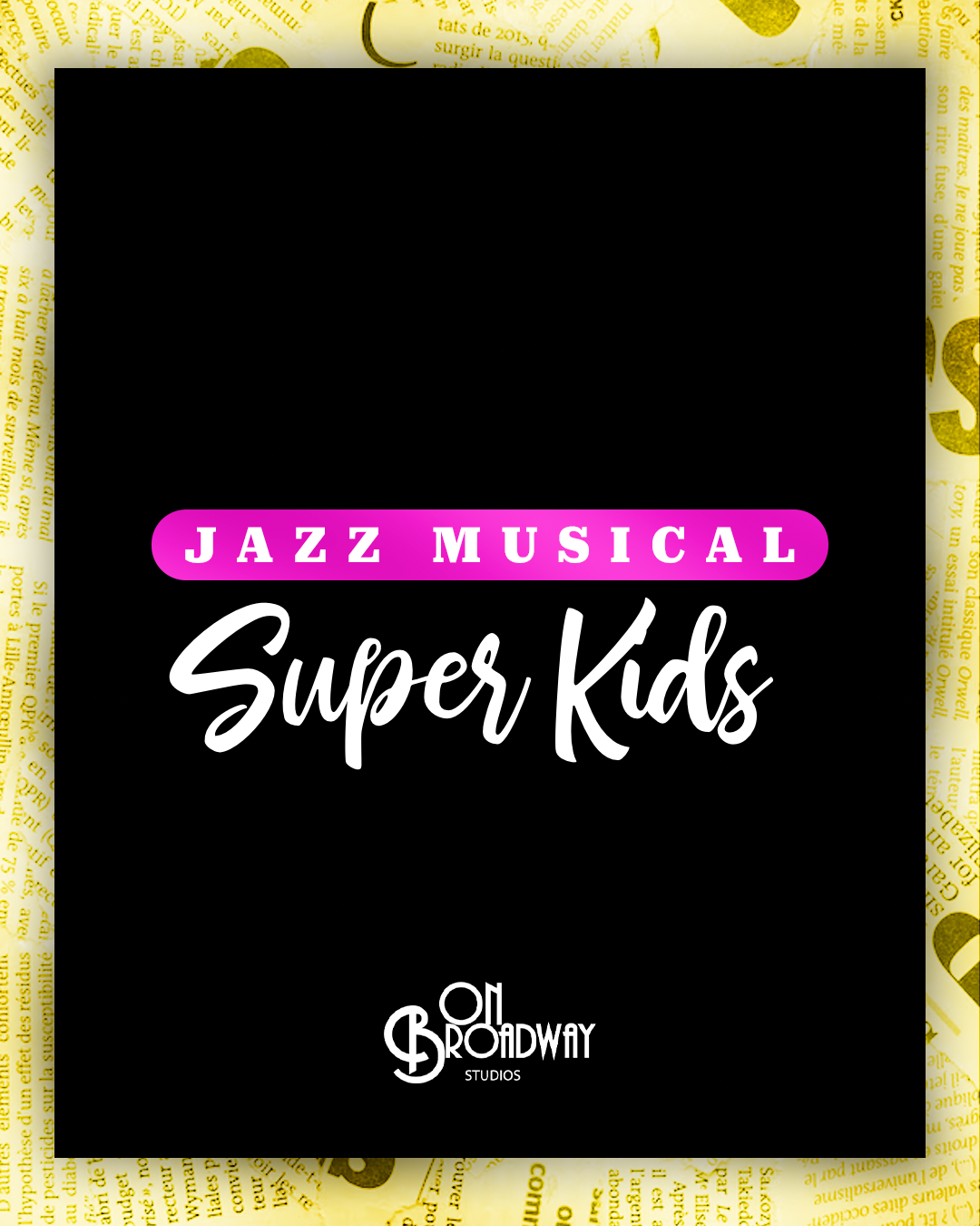 Jazz musical super kids